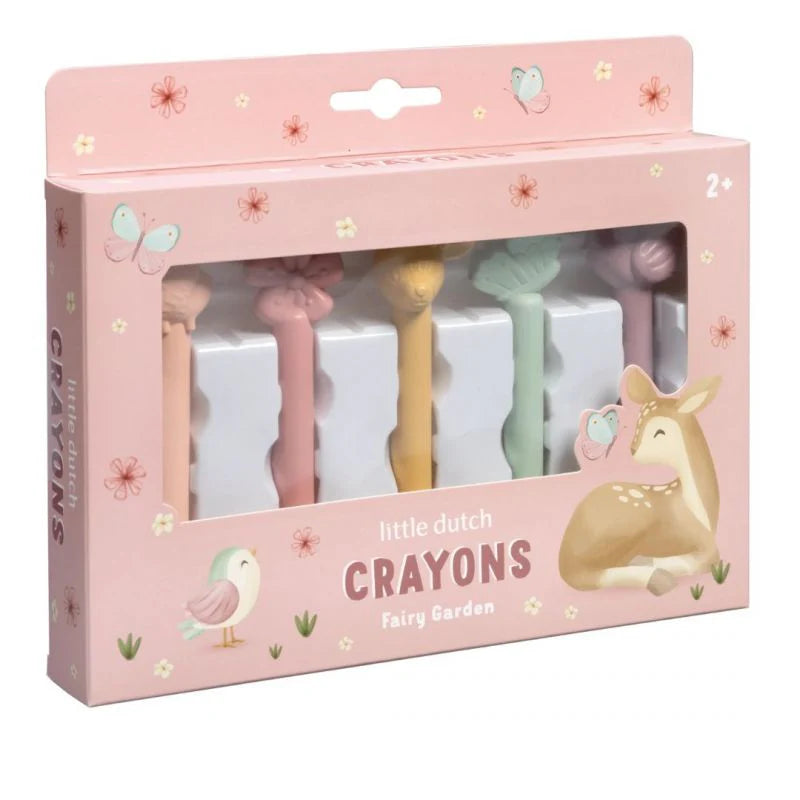 Pastelli a cera Fairy Garden Little Dutch