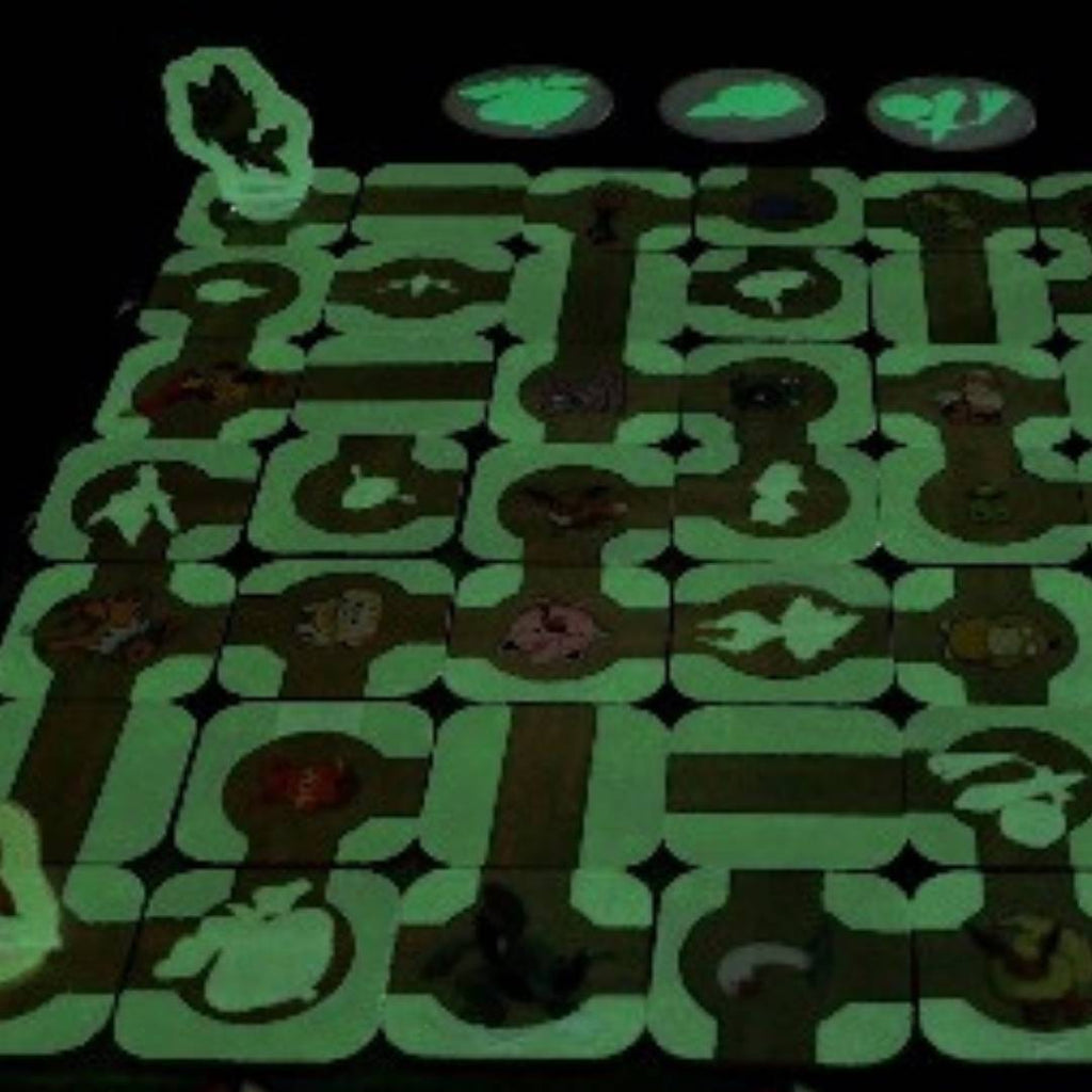 Pokémon Labyrinth Glow in the Dark. Gioco da tavolo