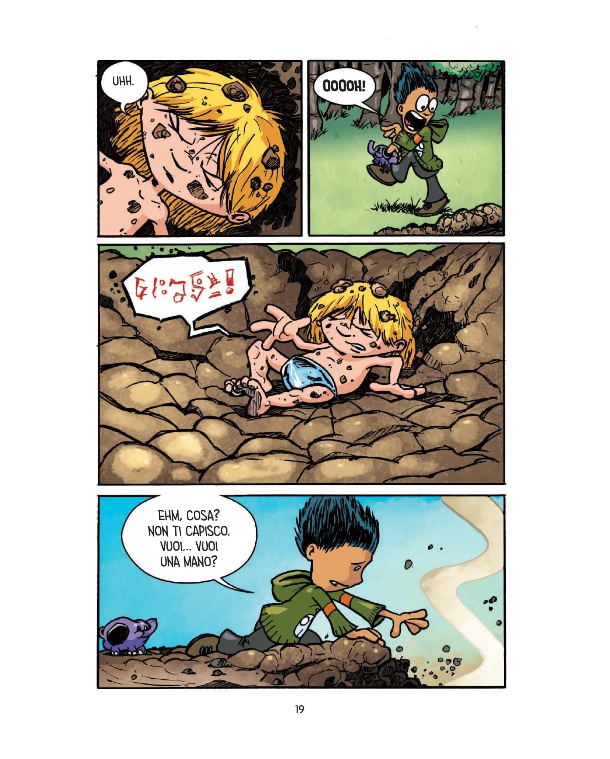 Hilo precipitato sulla Terra – Fumetto per ragazzi