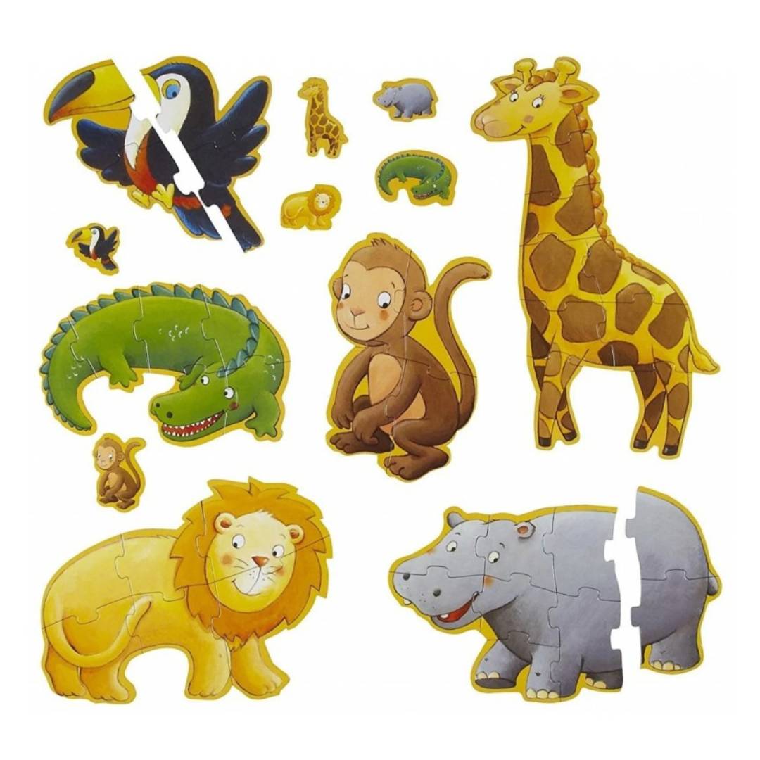 Puzzle Gigante Animali Esotici