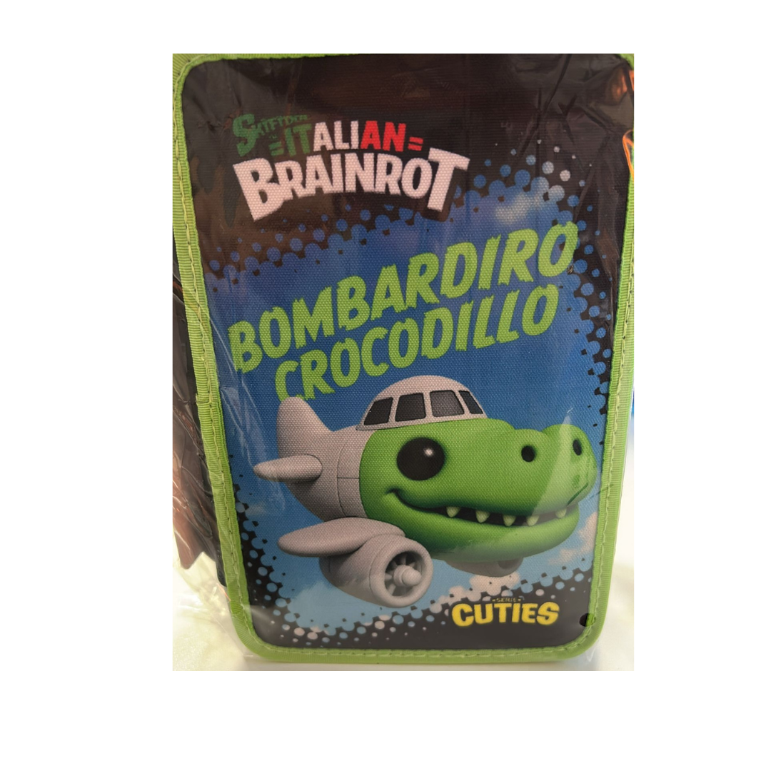 Astuccio 3 zip Brainrot | Bombardiro Crocodillo