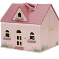 Casa delle Bambole Portatile in Legno
