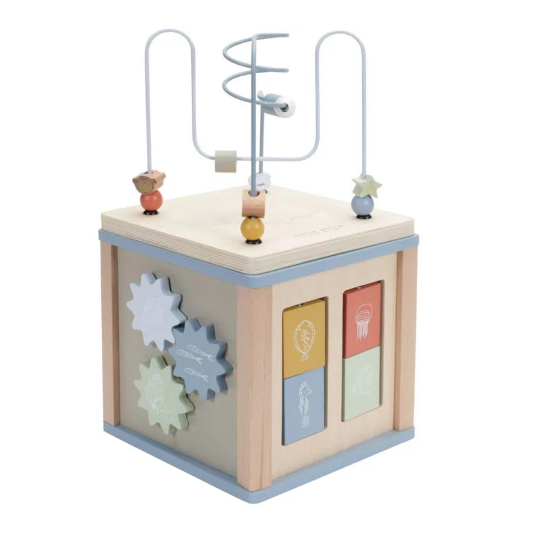 Cubo multi-attività in legno