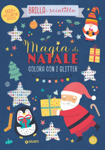 Magia di Natale colora con i glitter