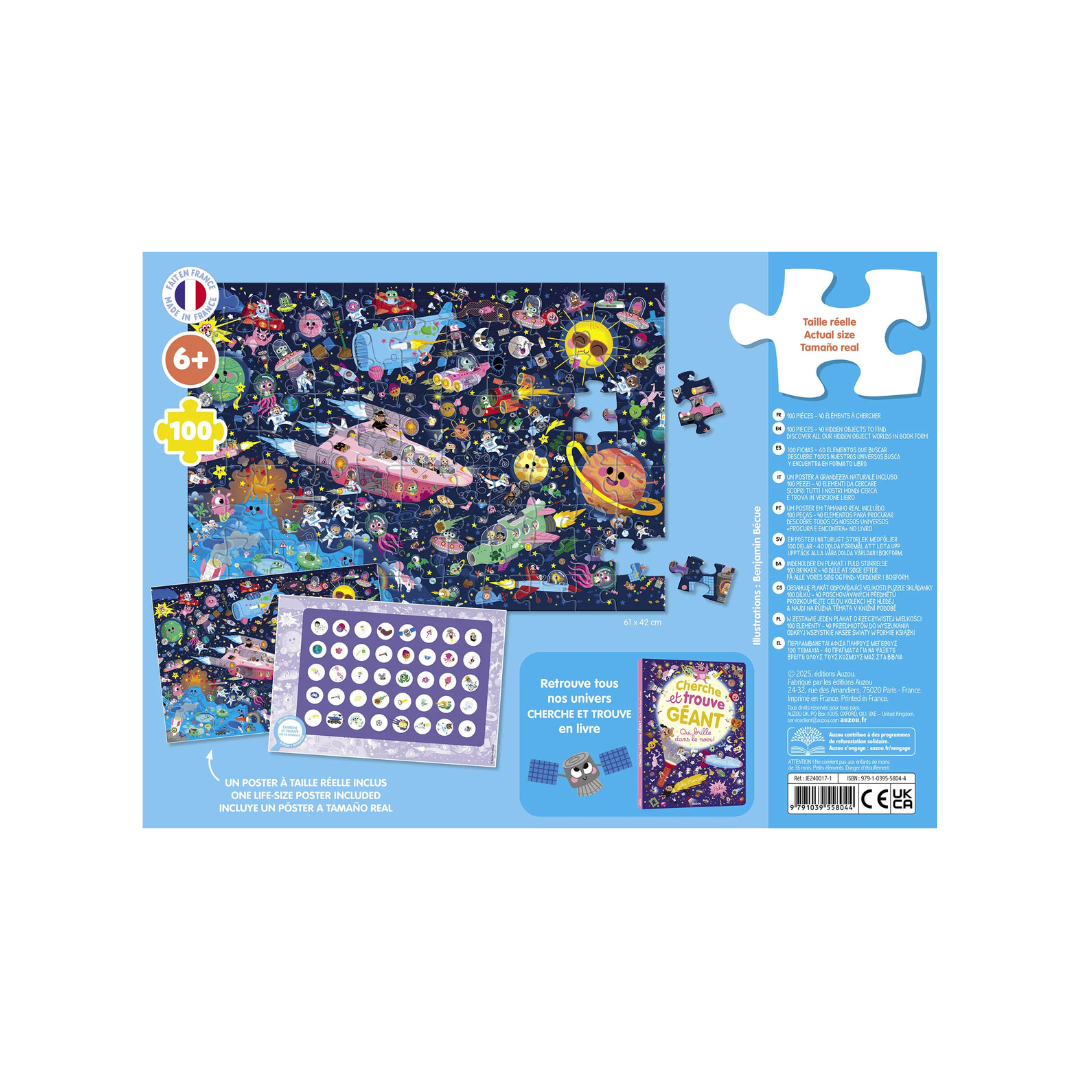 Puzzle cerca e trova 100pz – Nello spazio