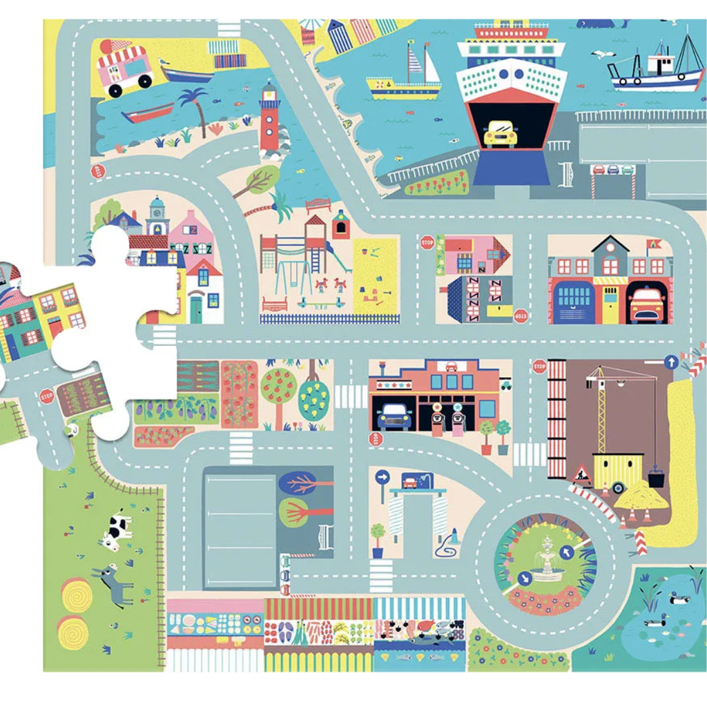 Puzzle circuito macchinine