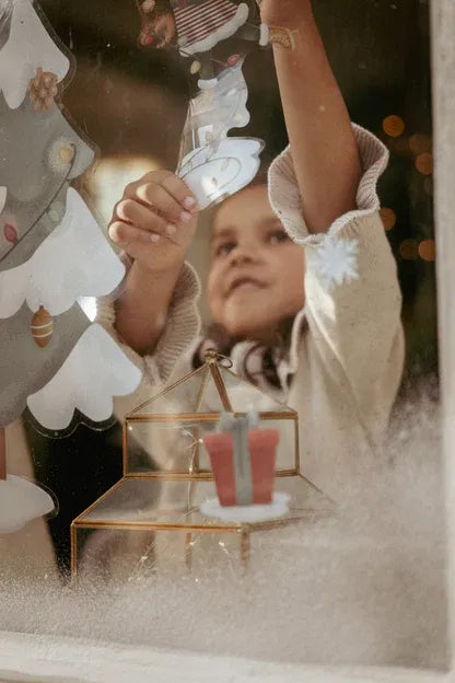 Sticker attacca stacca per vetro - Albero di Natale Little Dutch