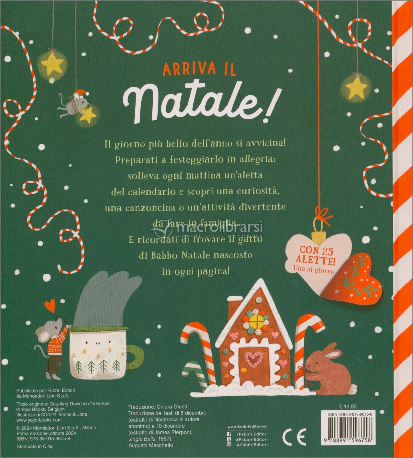 Arriva il Natale! Calendario dell'Avvento con 25 alette. Ediz. a colori
