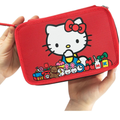 Astuccio 3 zip Hello kitty Rosso
