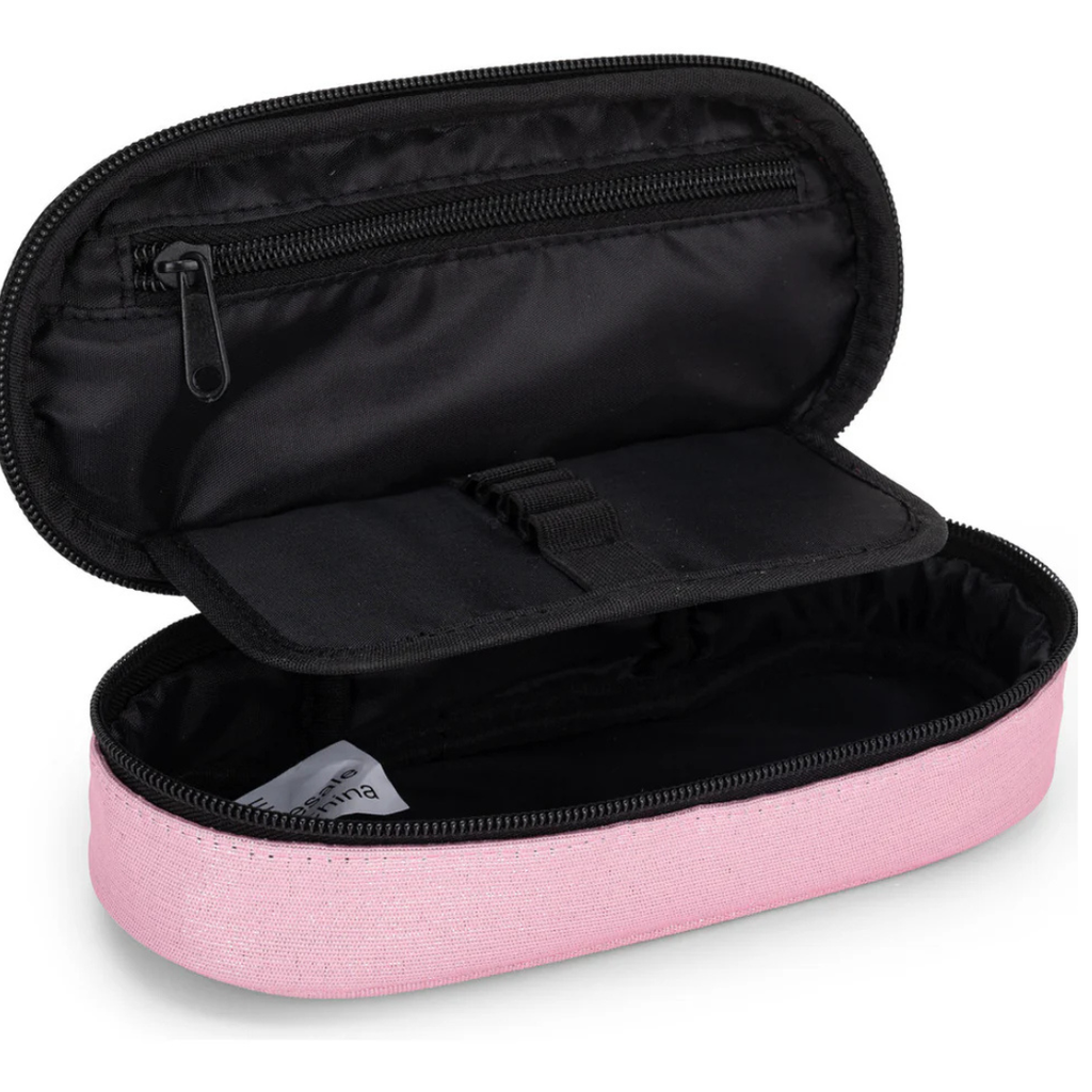 Astuccio Ovale COMIX Lurex Rosa