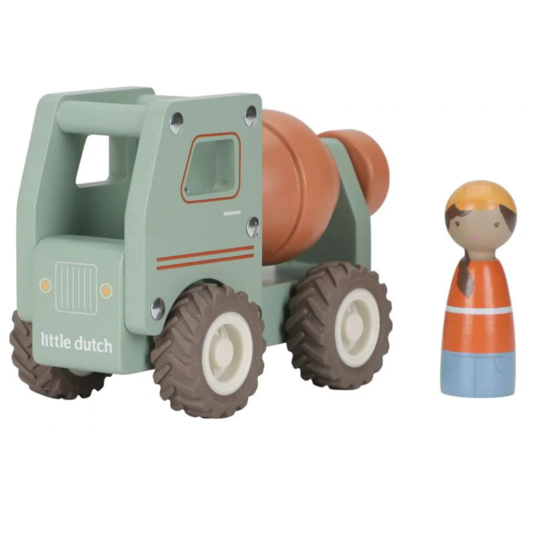 Betoniera con personaggio