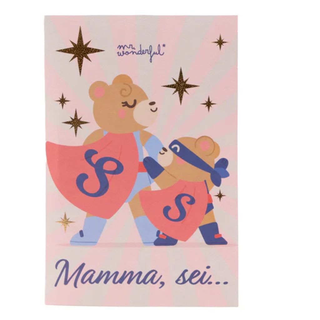 Biglietto - Mamma, sei... SUPER CORAGGIORSA