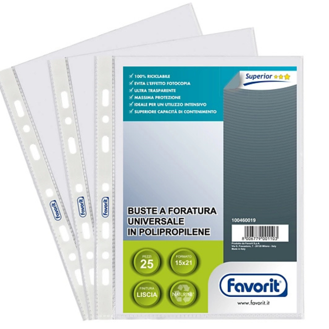 Buste a foratura universale Favorit Superior A5
