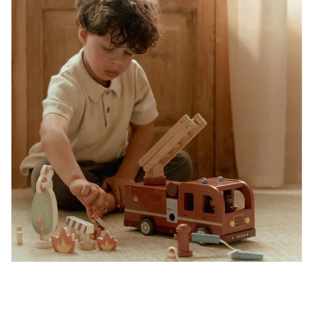 Camion dei Pompieri in legno