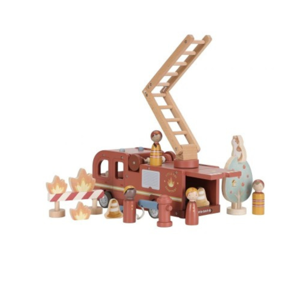Camion dei Pompieri in legno