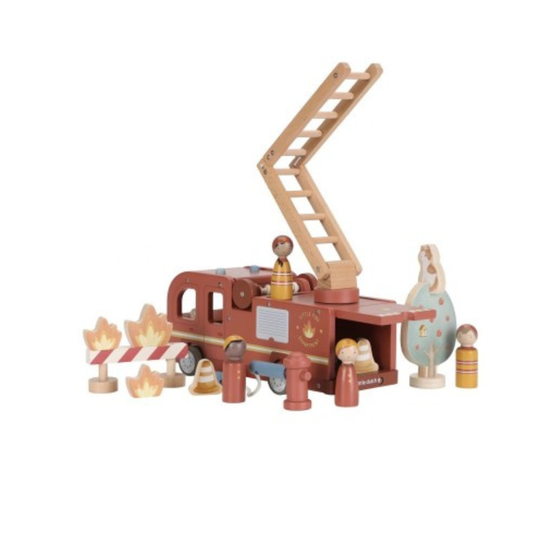 Camion dei Pompieri in legno