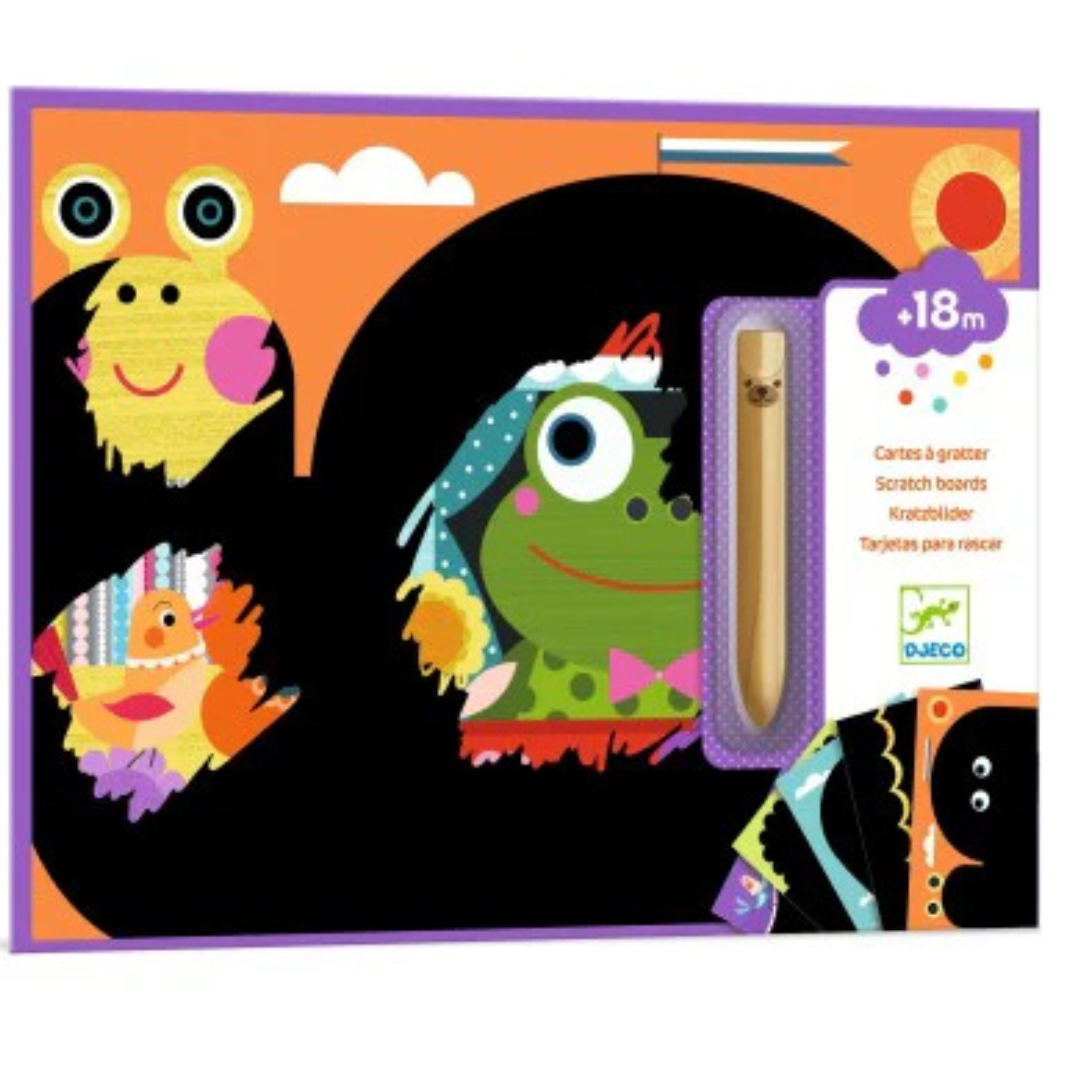 Carte da grattare scoprire è divertente