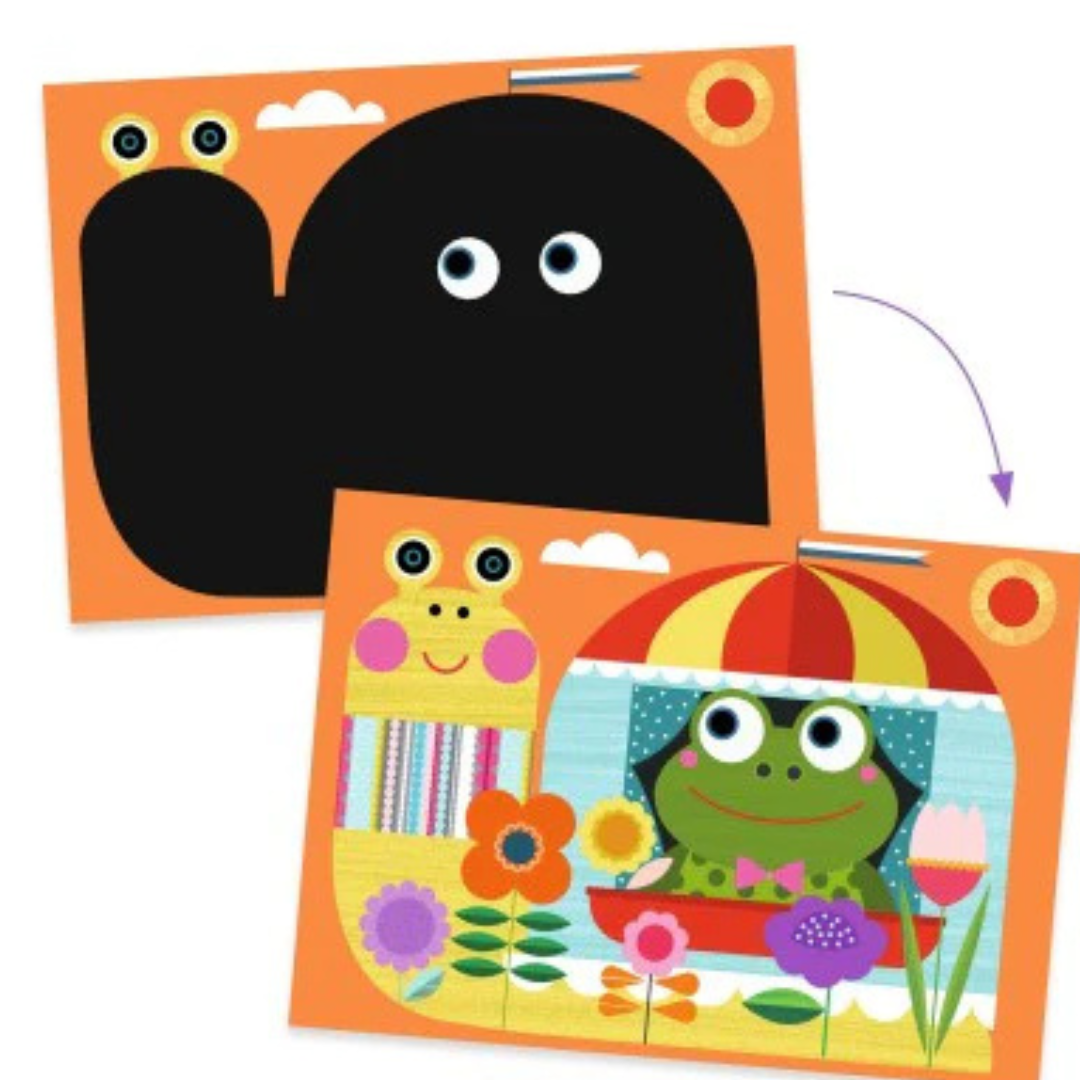 Carte da grattare scoprire è divertente