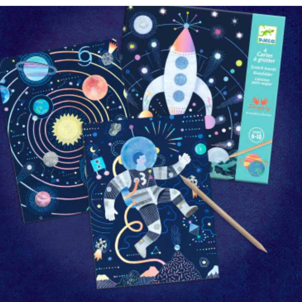 Carte da grattare Lo Spazio