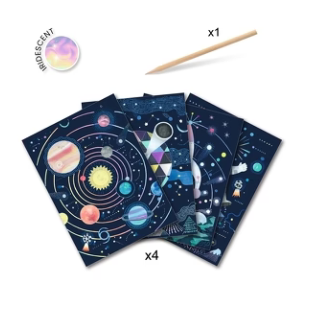 Carte da grattare Lo Spazio