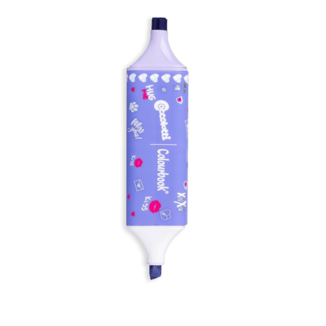 Set 3 evidenziatori con timbro Coccolotti