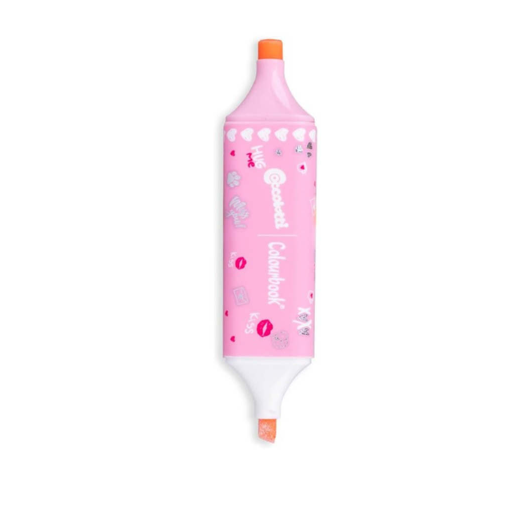 Set 3 evidenziatori con timbro Coccolotti