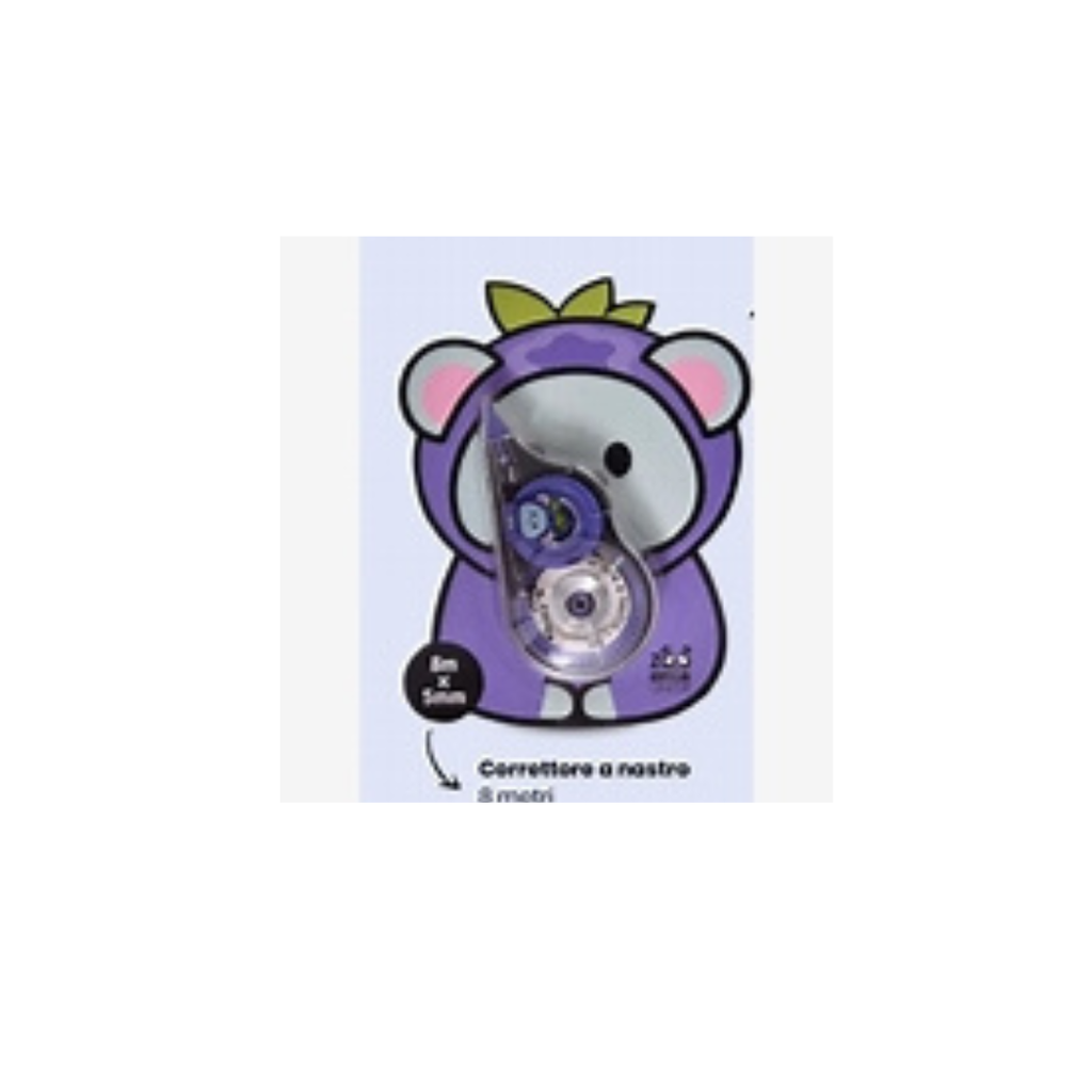 Correttore a Nastro Zoo – Tinta Unita Fruit Collection