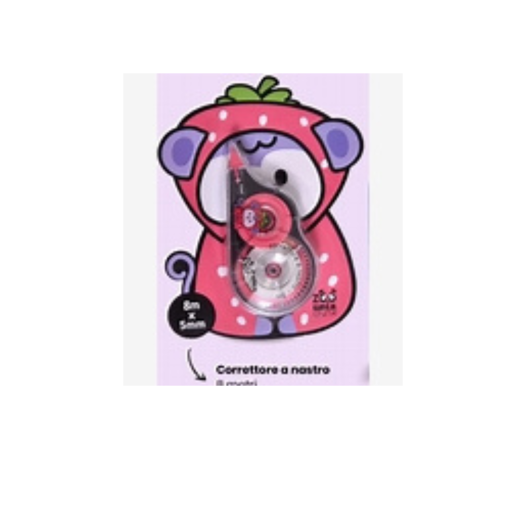 Correttore a Nastro Zoo – Tinta Unita Fruit Collection