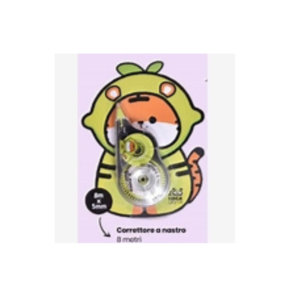 Correttore a Nastro Zoo – Tinta Unita Fruit Collection