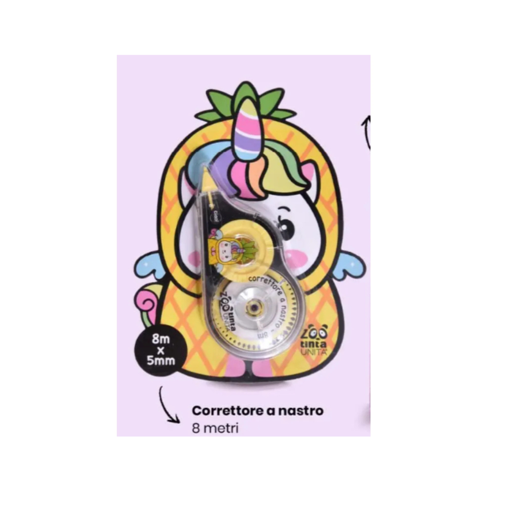 Correttore a Nastro Zoo – Tinta Unita Fruit Collection