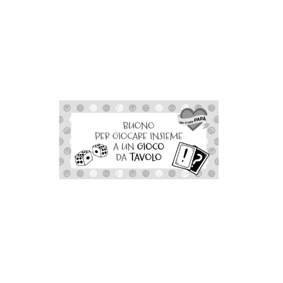Coupon per il mio Papà