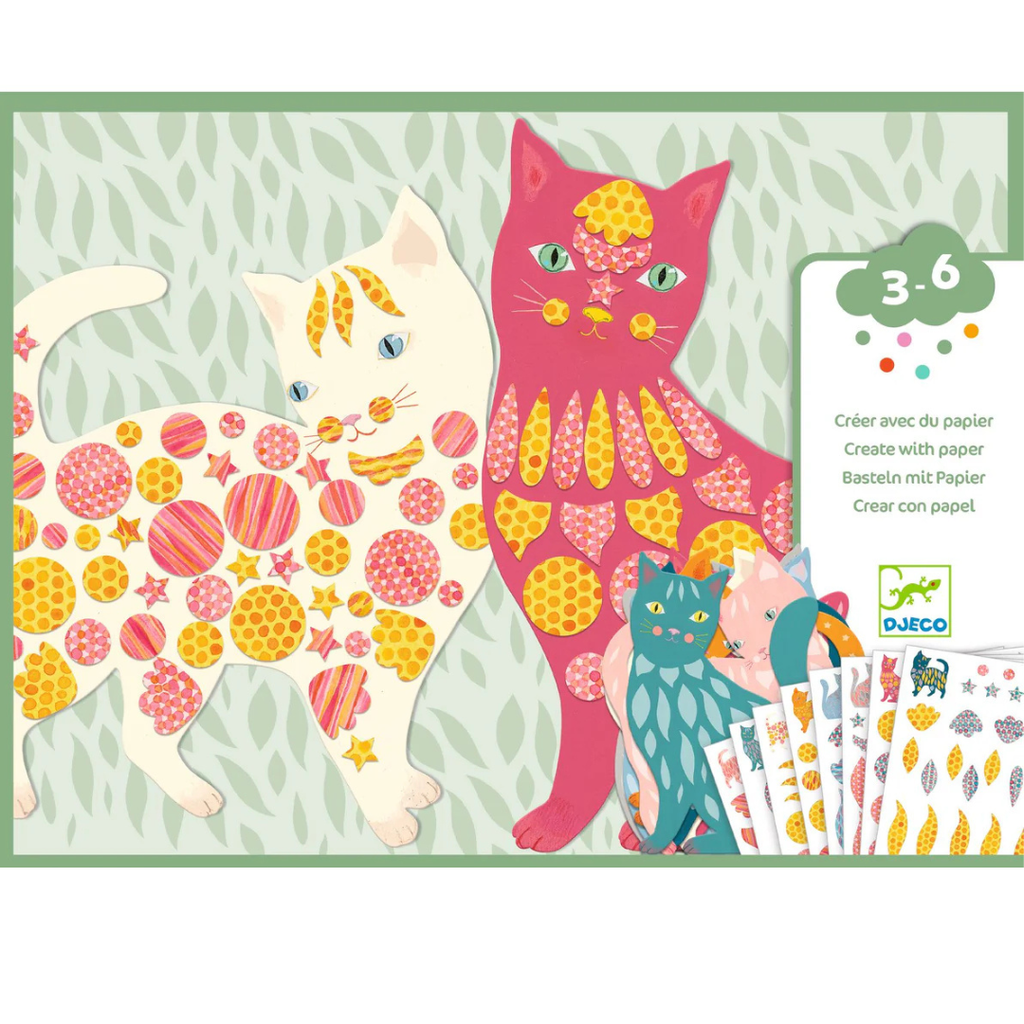 Creare con la carta i gatti