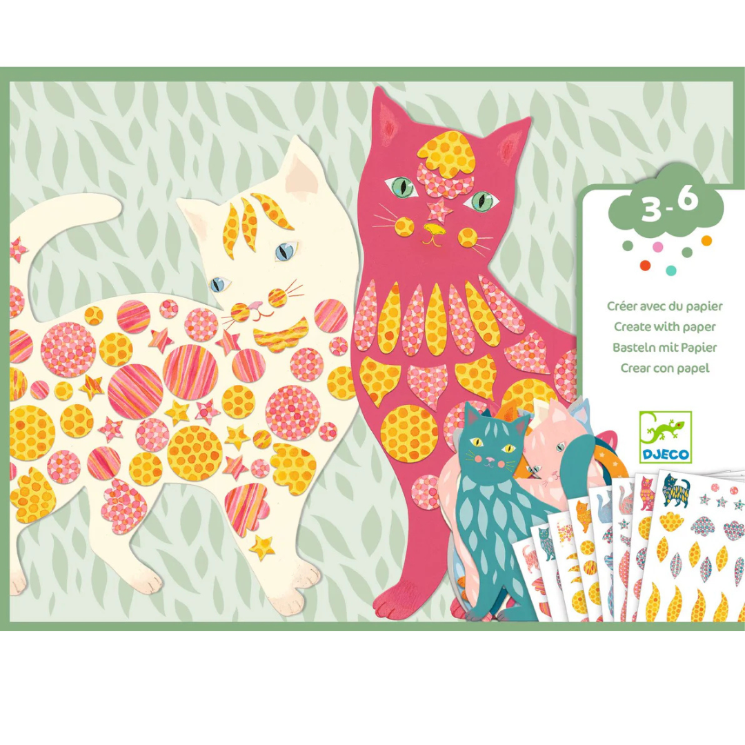 Creare con la carta i gatti