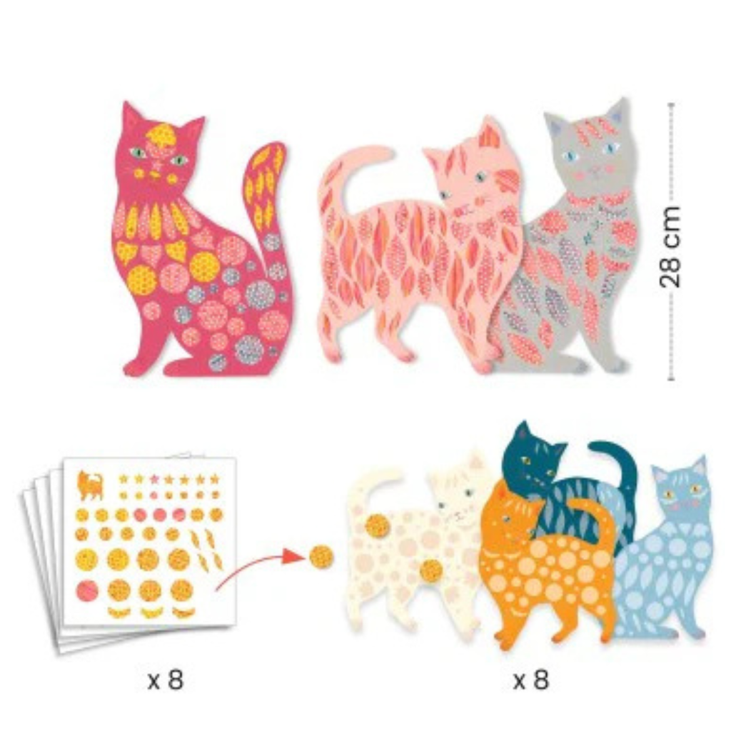 Creare con la carta i gatti