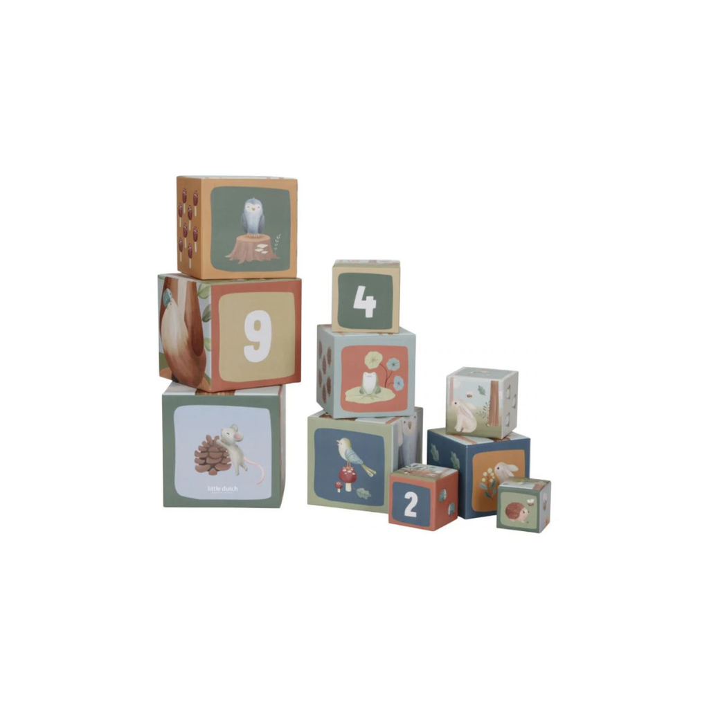 Cubi impilabili FSC Forest Friends – Little Dutch