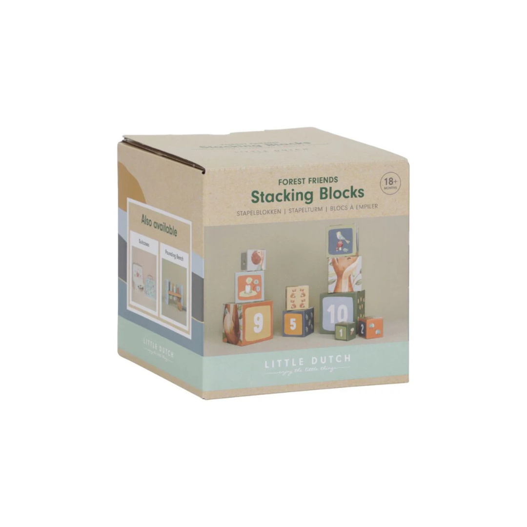 Cubi impilabili FSC Forest Friends – Little Dutch