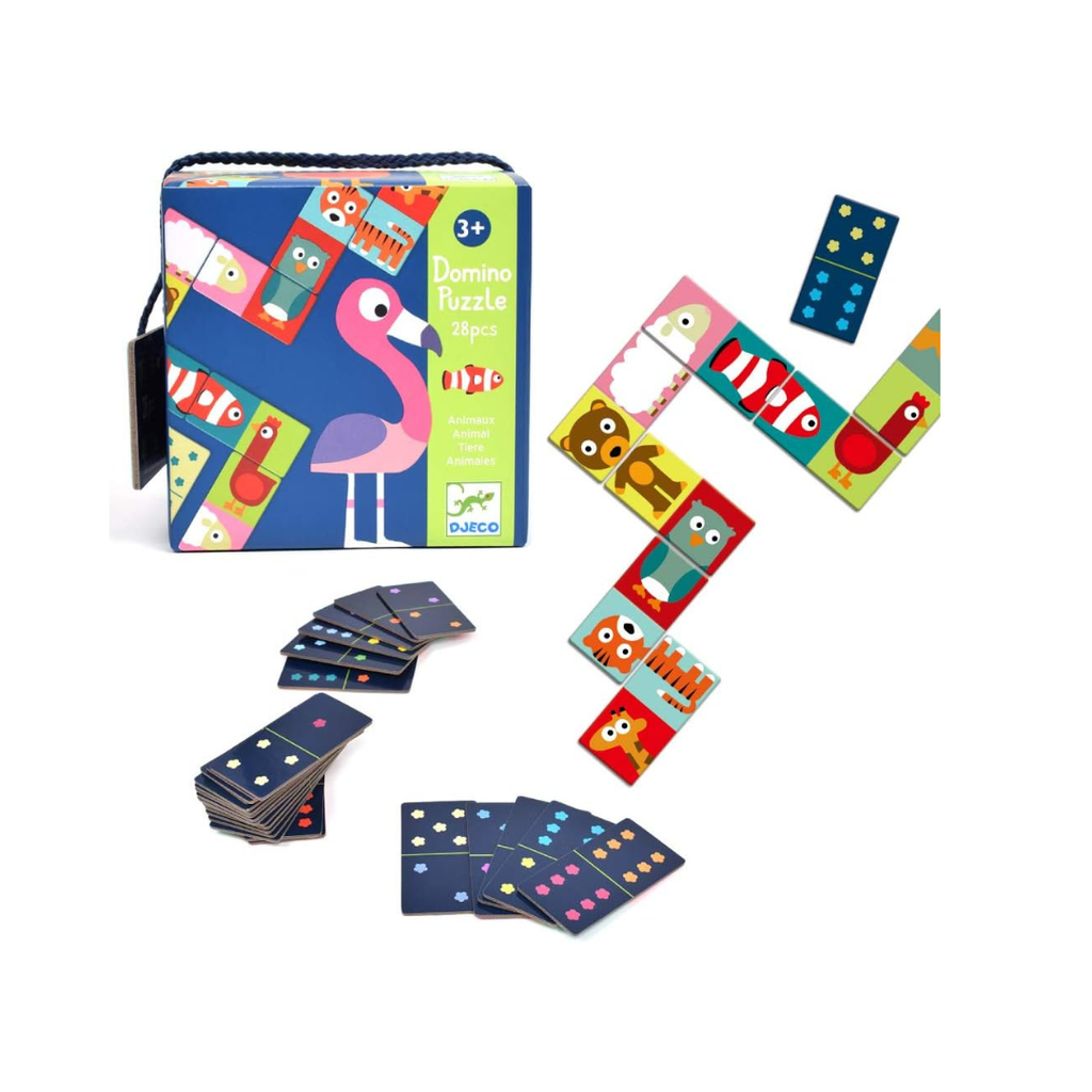 Domino animo-puzzle