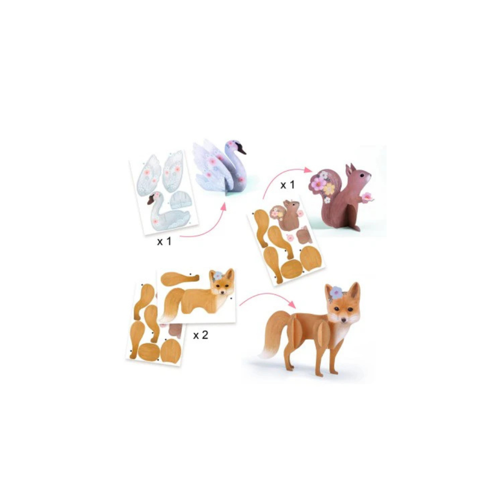 Fluffy Box, Kit creativo 6 attività a tema animali teneri