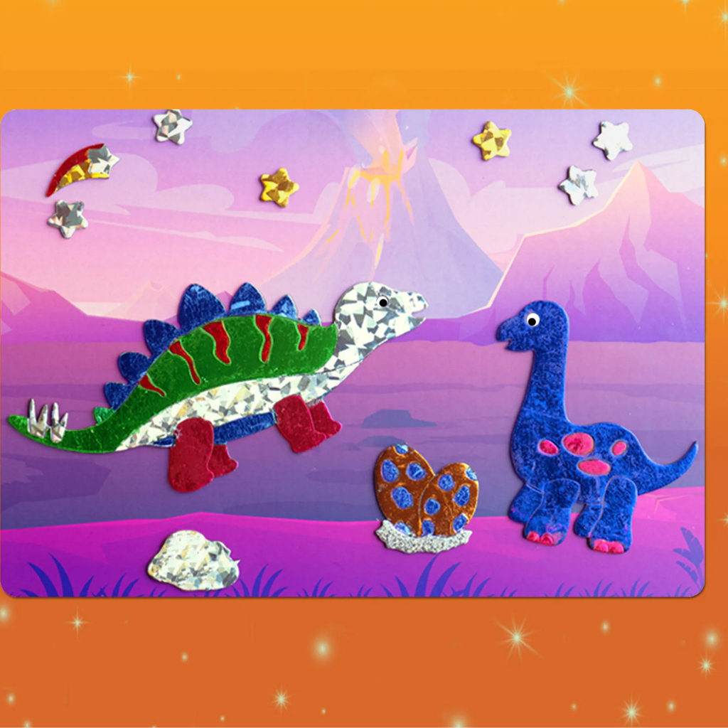 Foil Fun – Dinosauri | Kit creativo artistico per bambini