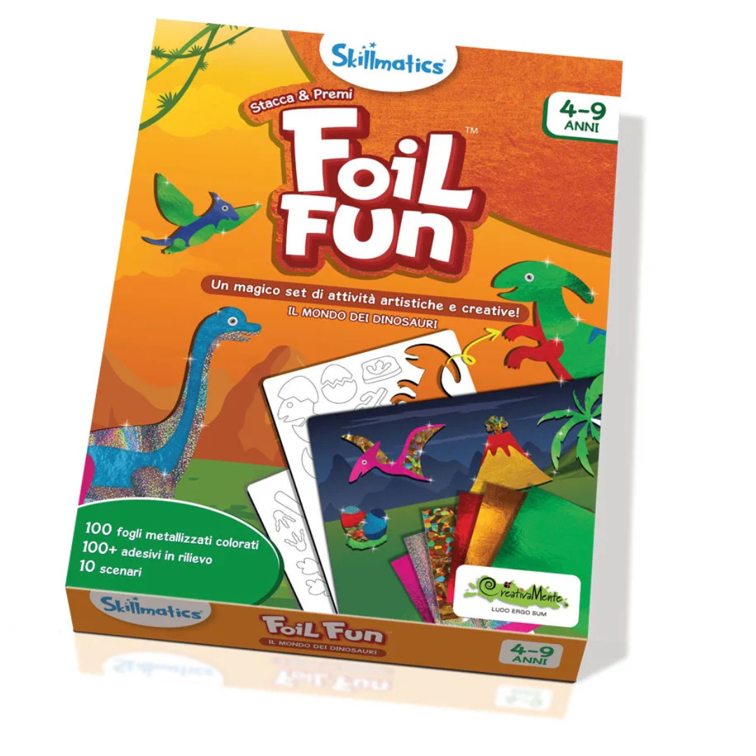 Foil Fun – Dinosauri | Kit creativo artistico per bambini