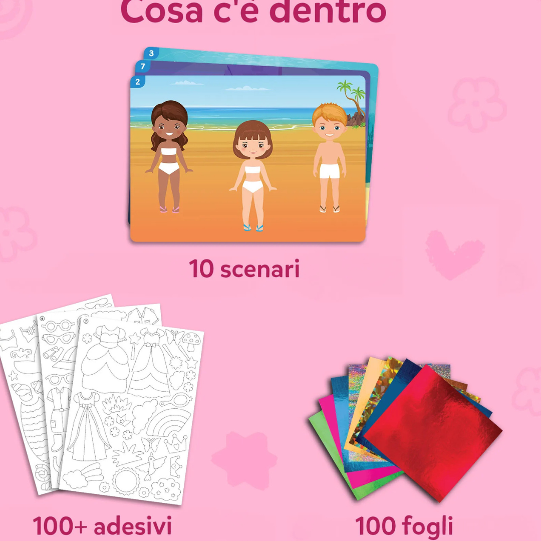Foil Fun – Fashion | Kit creativo moda per bambini