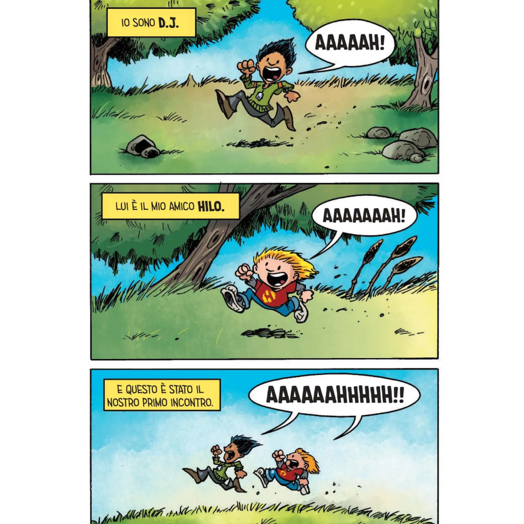 Hilo precipitato sulla Terra – Fumetto per ragazzi