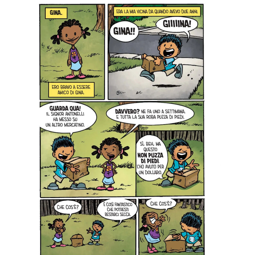 Hilo precipitato sulla Terra – Fumetto per ragazzi