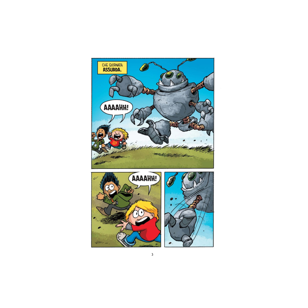 Hilo precipitato sulla Terra – Fumetto per ragazzi