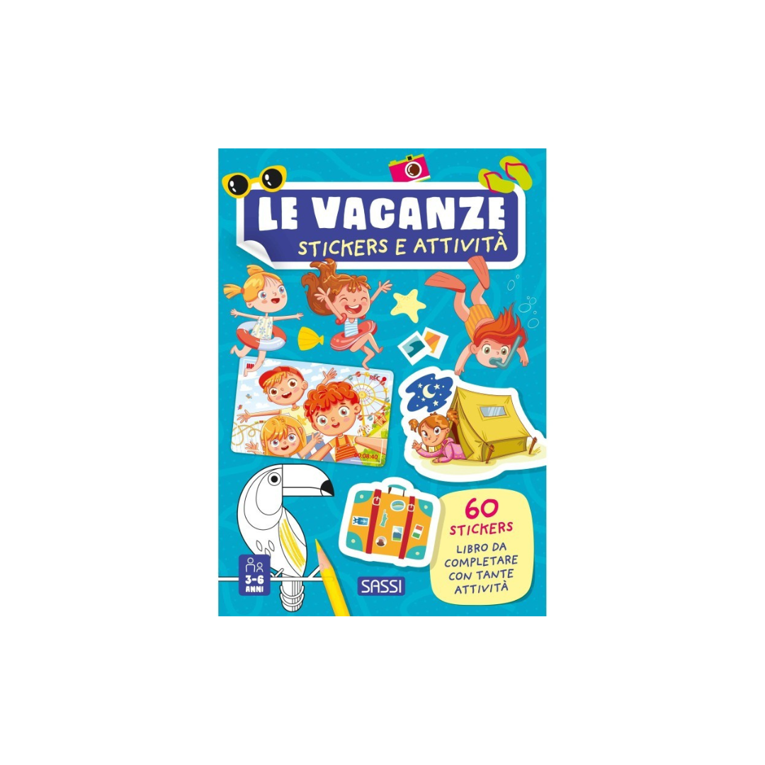 Stickers e attività. Le vacanze