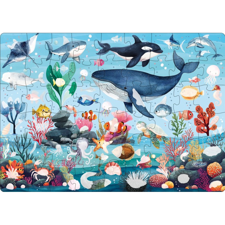 Magico puzzle ad acqua. Il mare