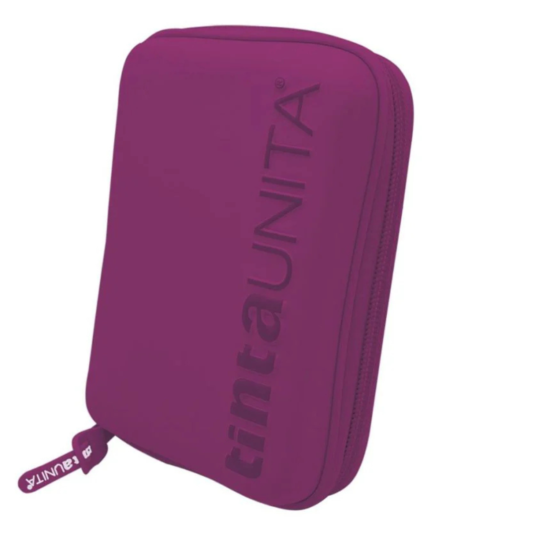 Astuccio One Time Tinta Unita - Una sola zip, tre scomparti