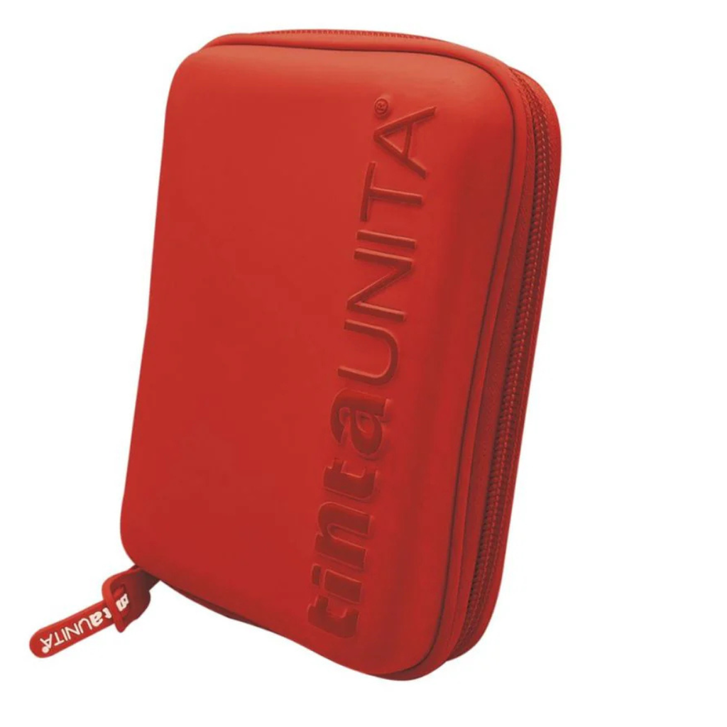 Astuccio One Time Tinta Unita - Una sola zip, tre scomparti