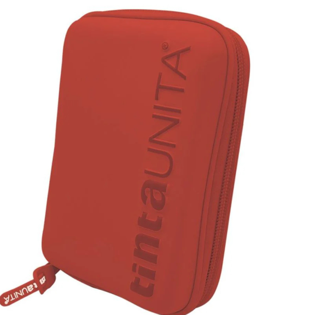 Astuccio One Time Tinta Unita - Una sola zip, tre scomparti