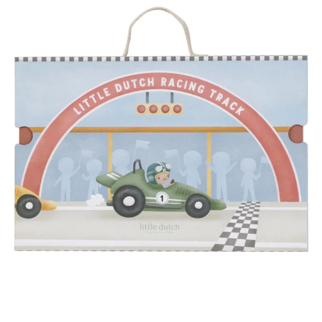 Pista Macchinine Portatile in Legno